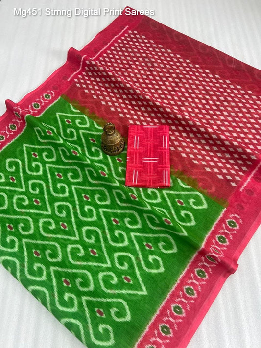 Mg451 Stmng Digital Print Sarees
