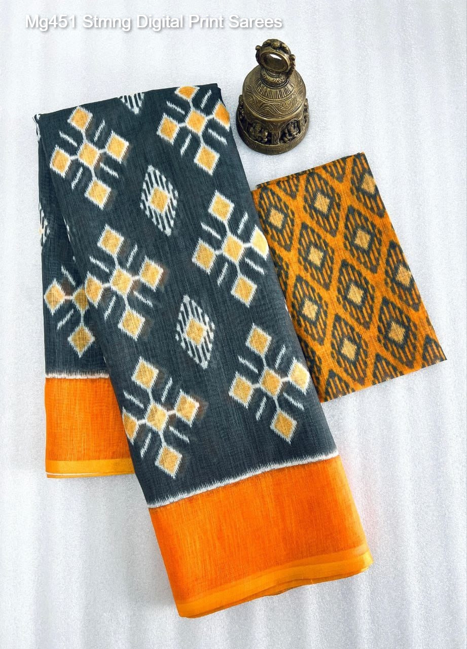 Mg451 Stmng Digital Print Sarees