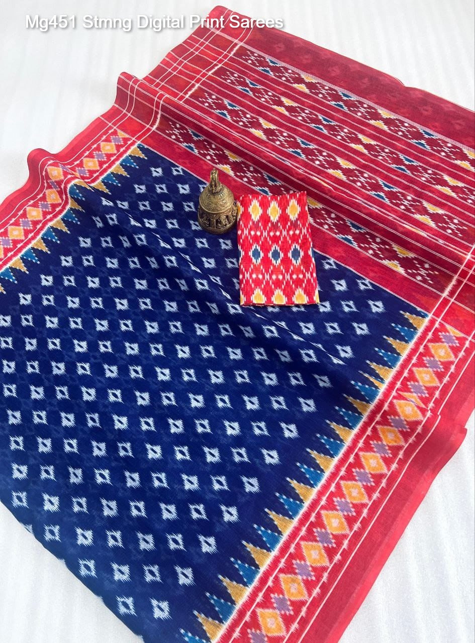 Mg451 Stmng Digital Print Sarees