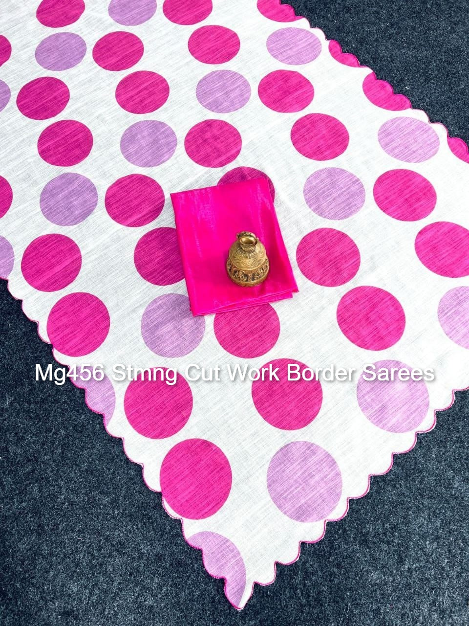 Mg456 Stmng Cut Work Border Sarees