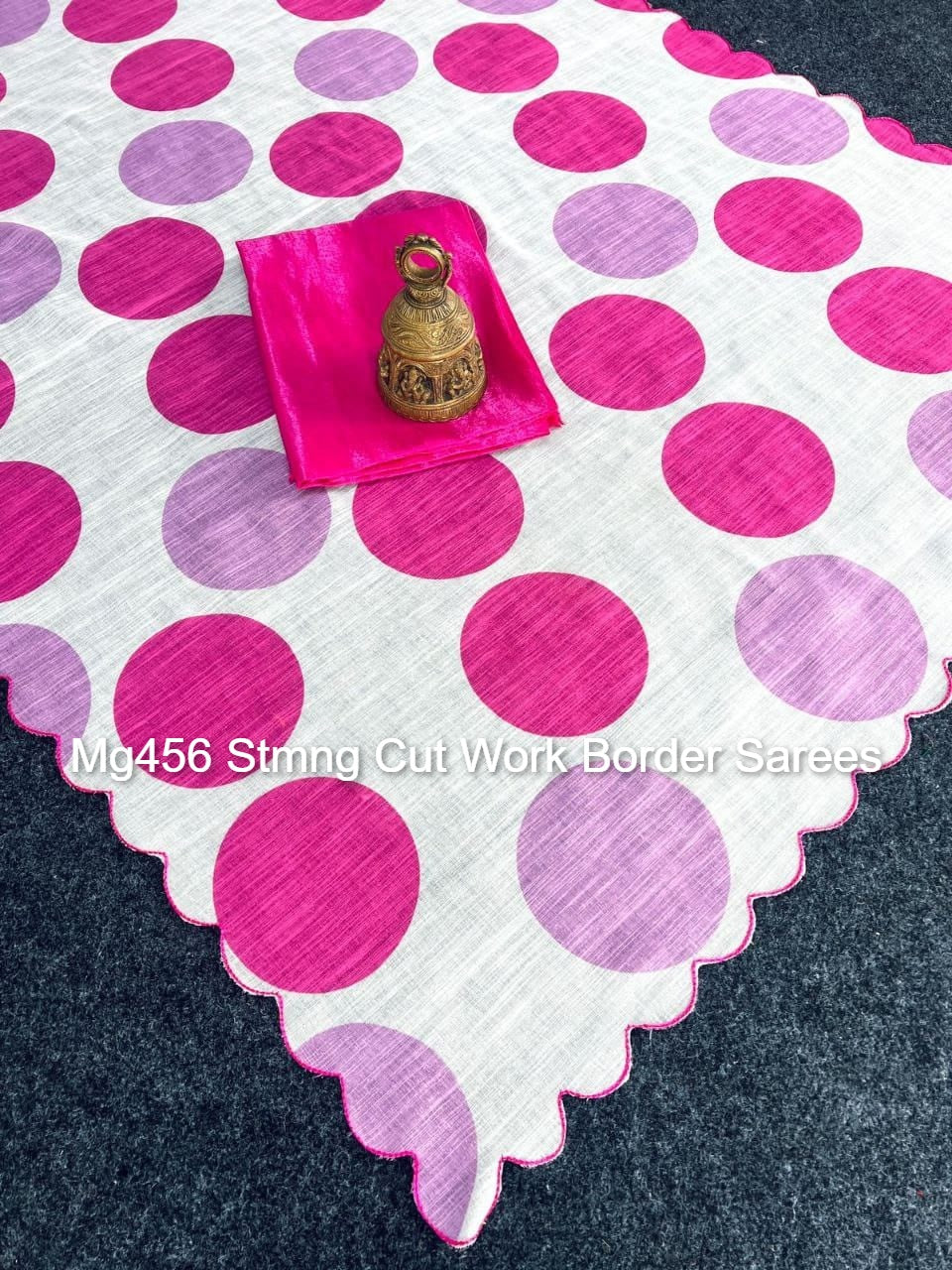 Mg456 Stmng Cut Work Border Sarees