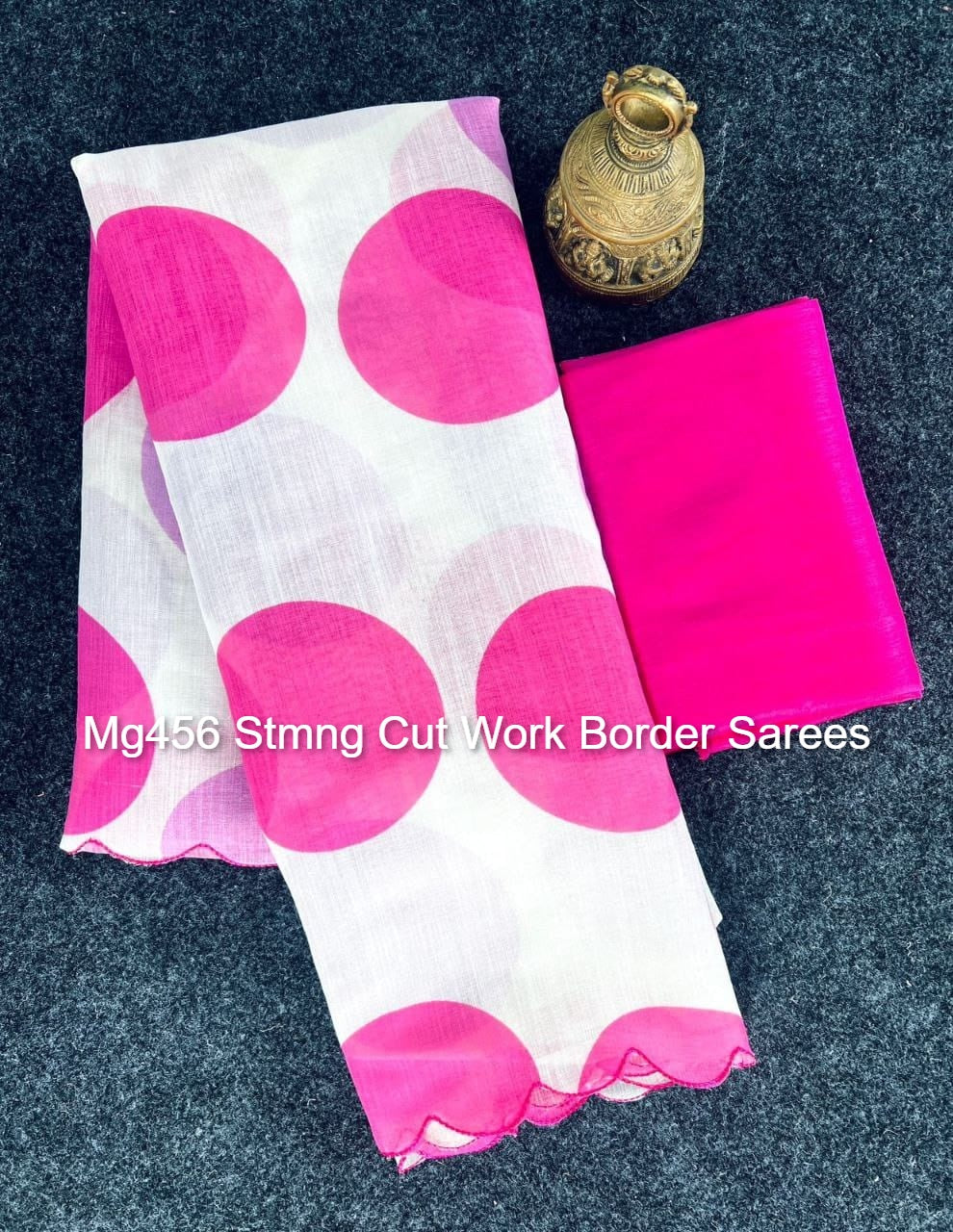 Mg456 Stmng Cut Work Border Sarees