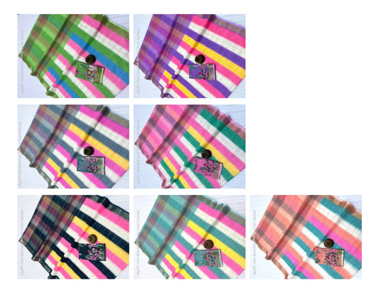 Mg481 Non-Branded Stmng Linen Sarees