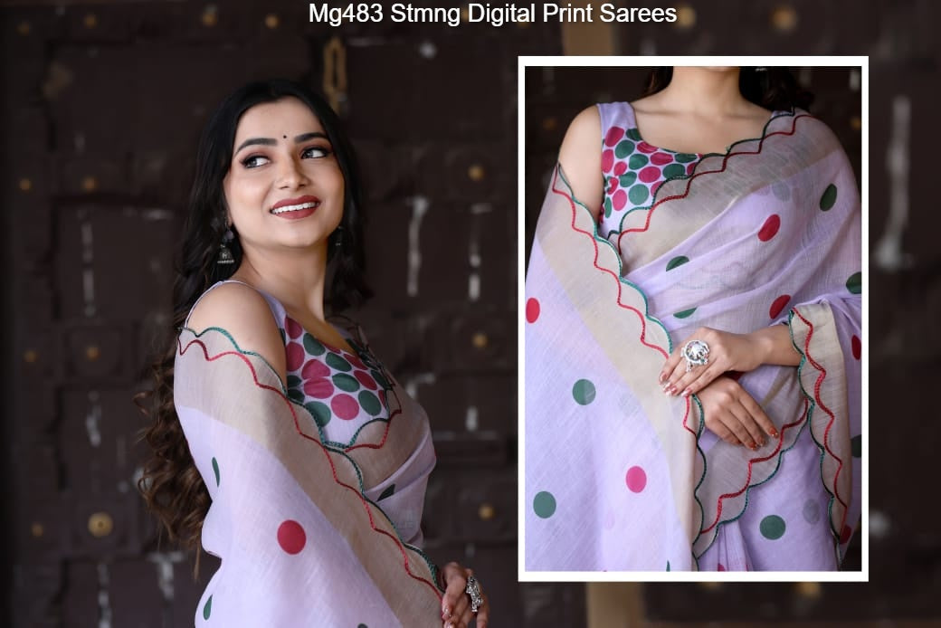 Mg483 Stmng Digital Print Sarees