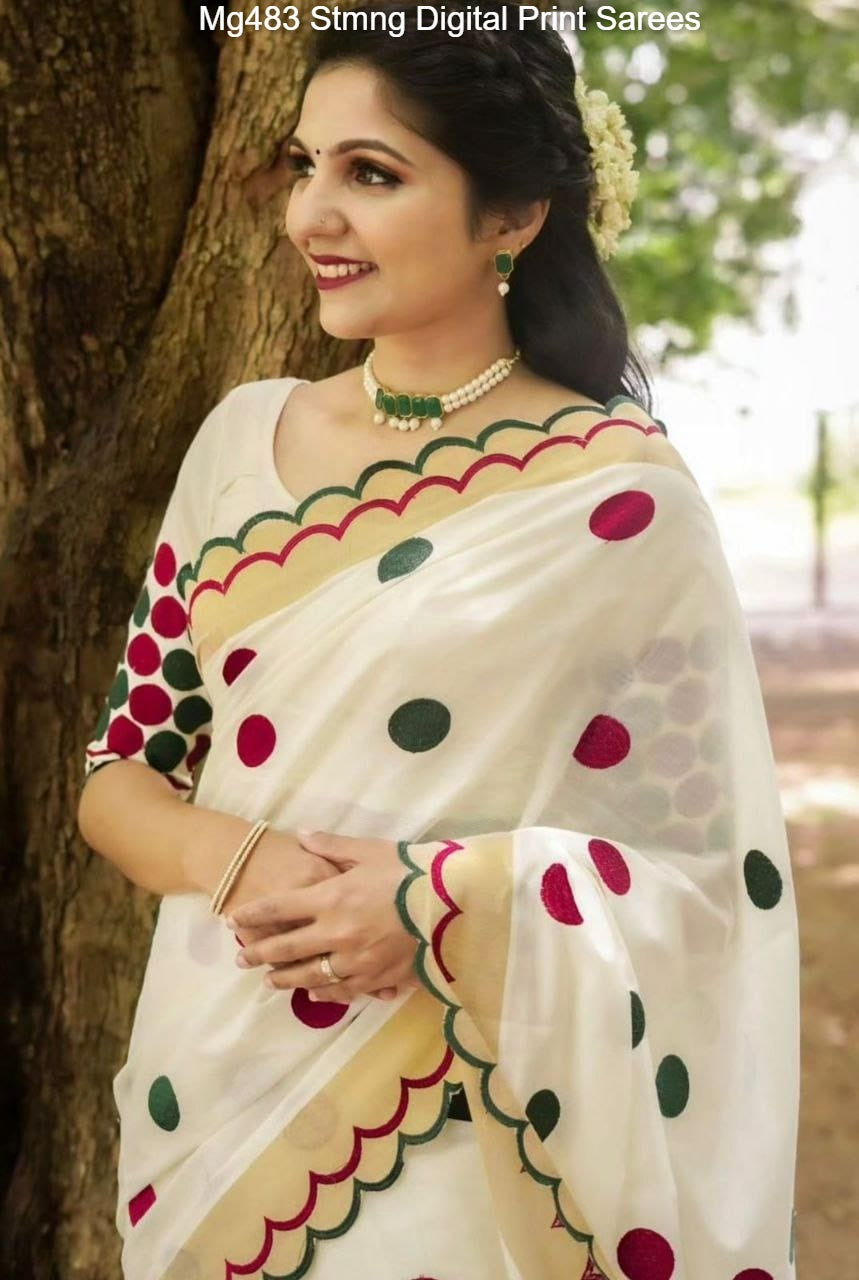 Mg483 Stmng Digital Print Sarees