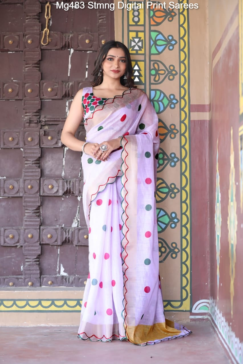 Mg483 Stmng Digital Print Sarees