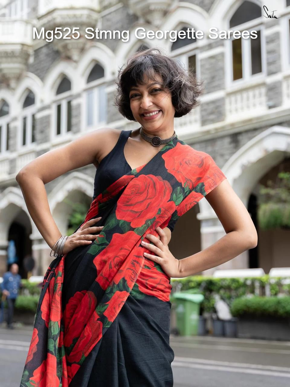 Mg525 Stmng Georgette Sarees