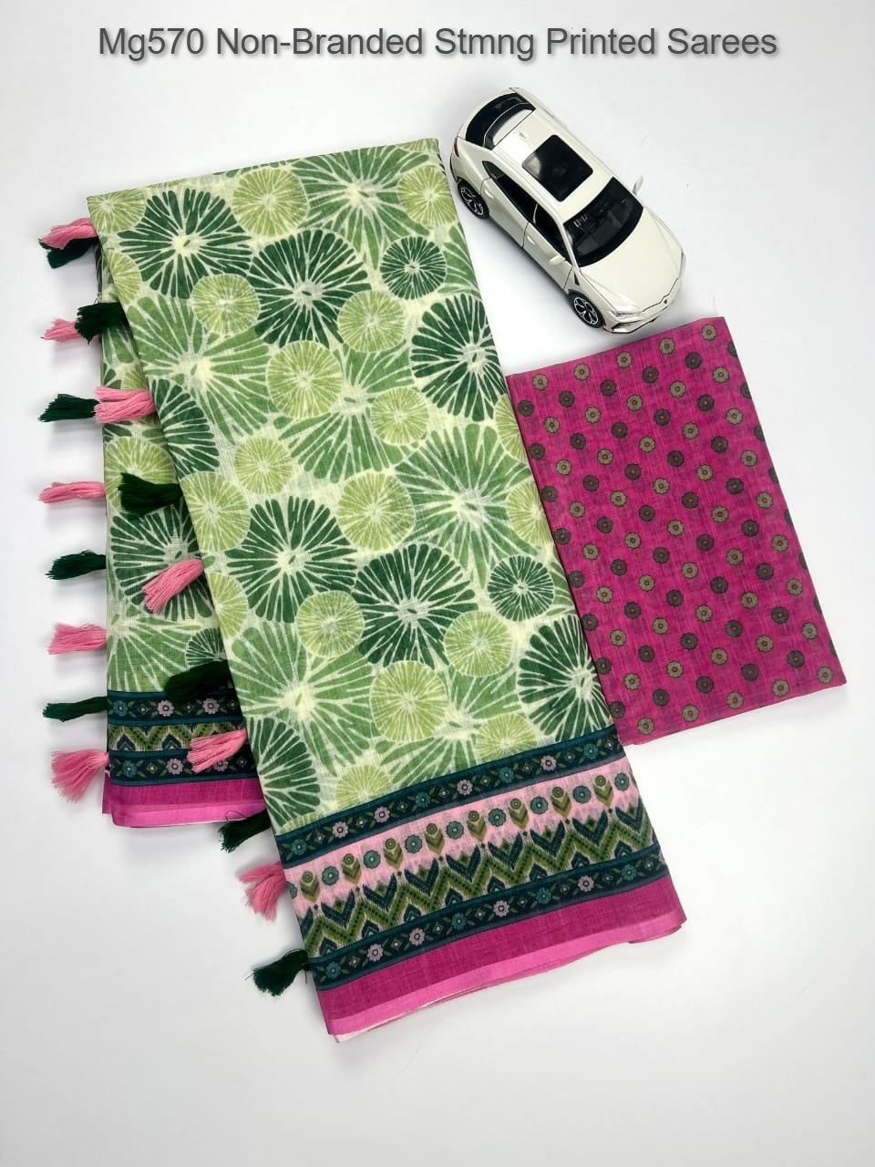 Mg570 Non-Branded Stmng Printed Sarees