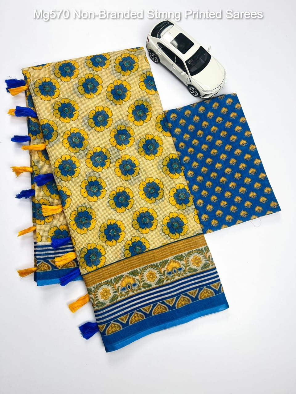 Mg570 Non-Branded Stmng Printed Sarees