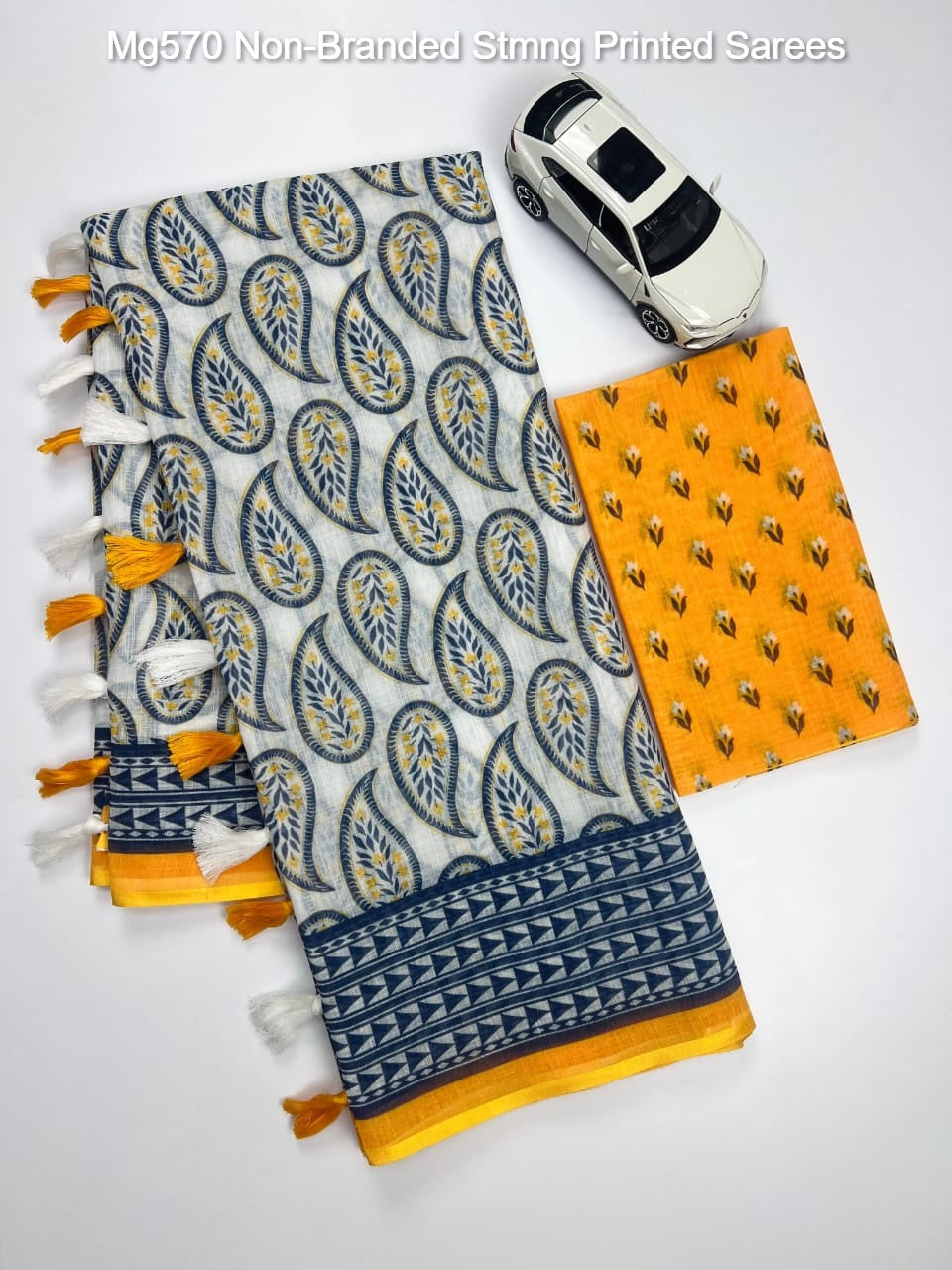 Mg570 Non-Branded Stmng Printed Sarees