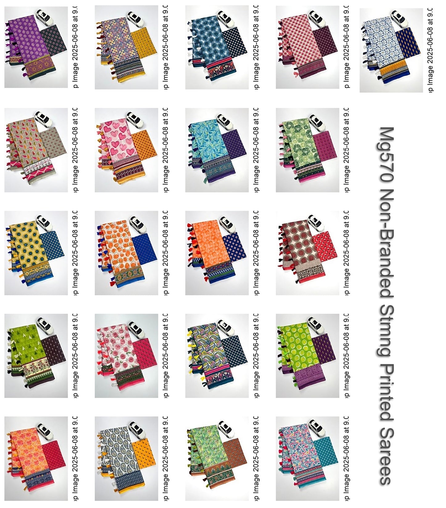 Mg570 Non-Branded Stmng Printed Sarees
