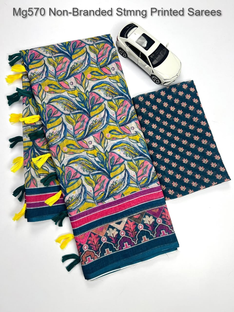Mg570 Non-Branded Stmng Printed Sarees
