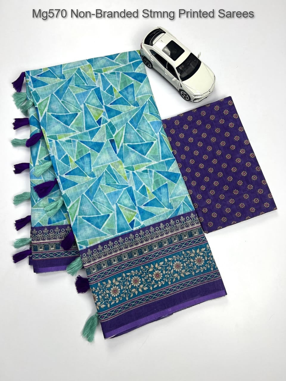 Mg570 Non-Branded Stmng Printed Sarees