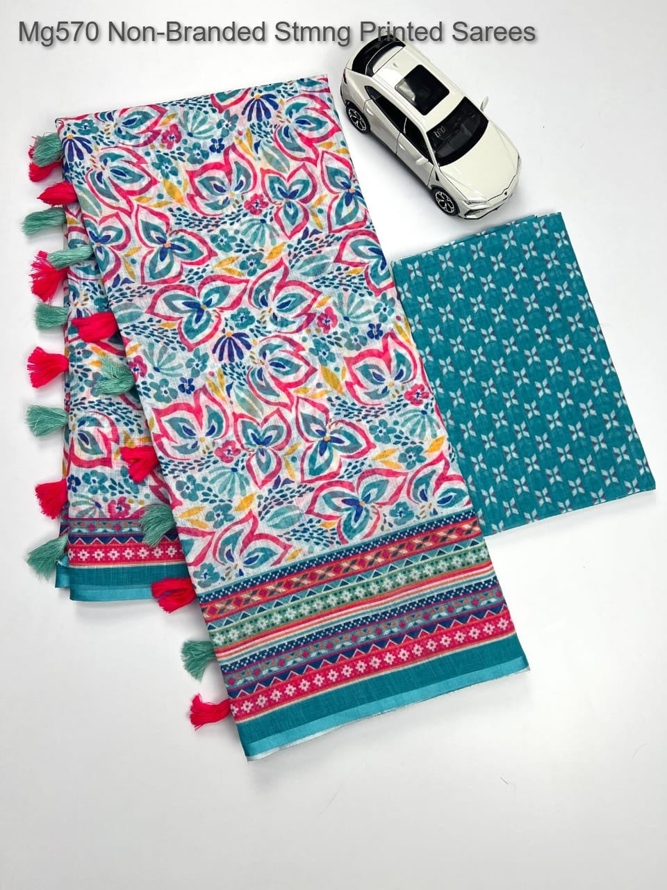 Mg570 Non-Branded Stmng Printed Sarees