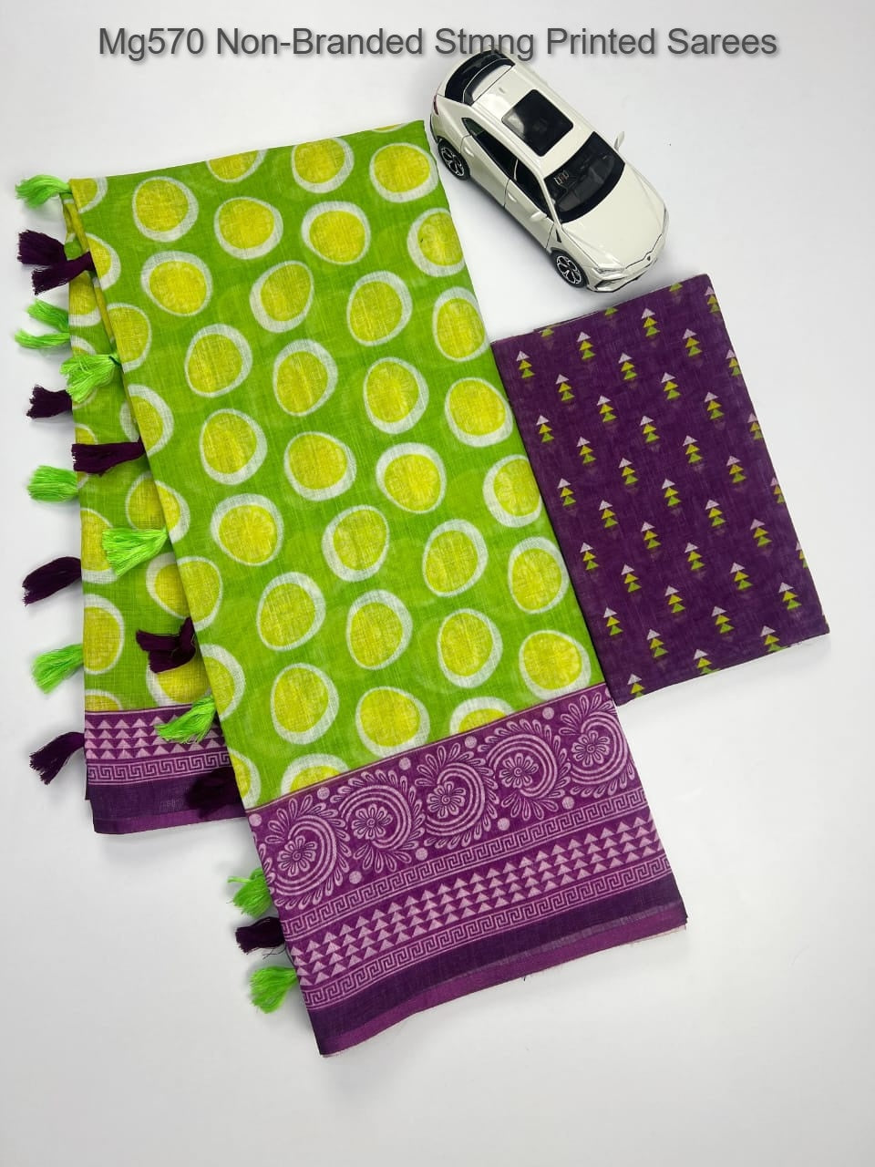 Mg570 Non-Branded Stmng Printed Sarees
