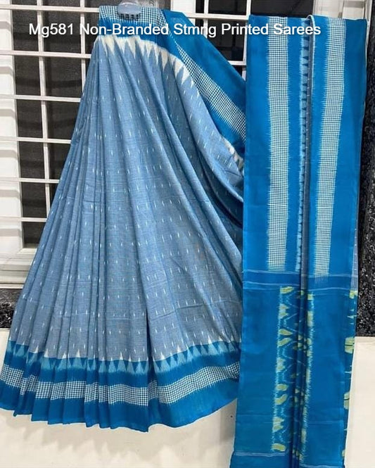 Mg581 Non-Branded Stmng Printed Sarees