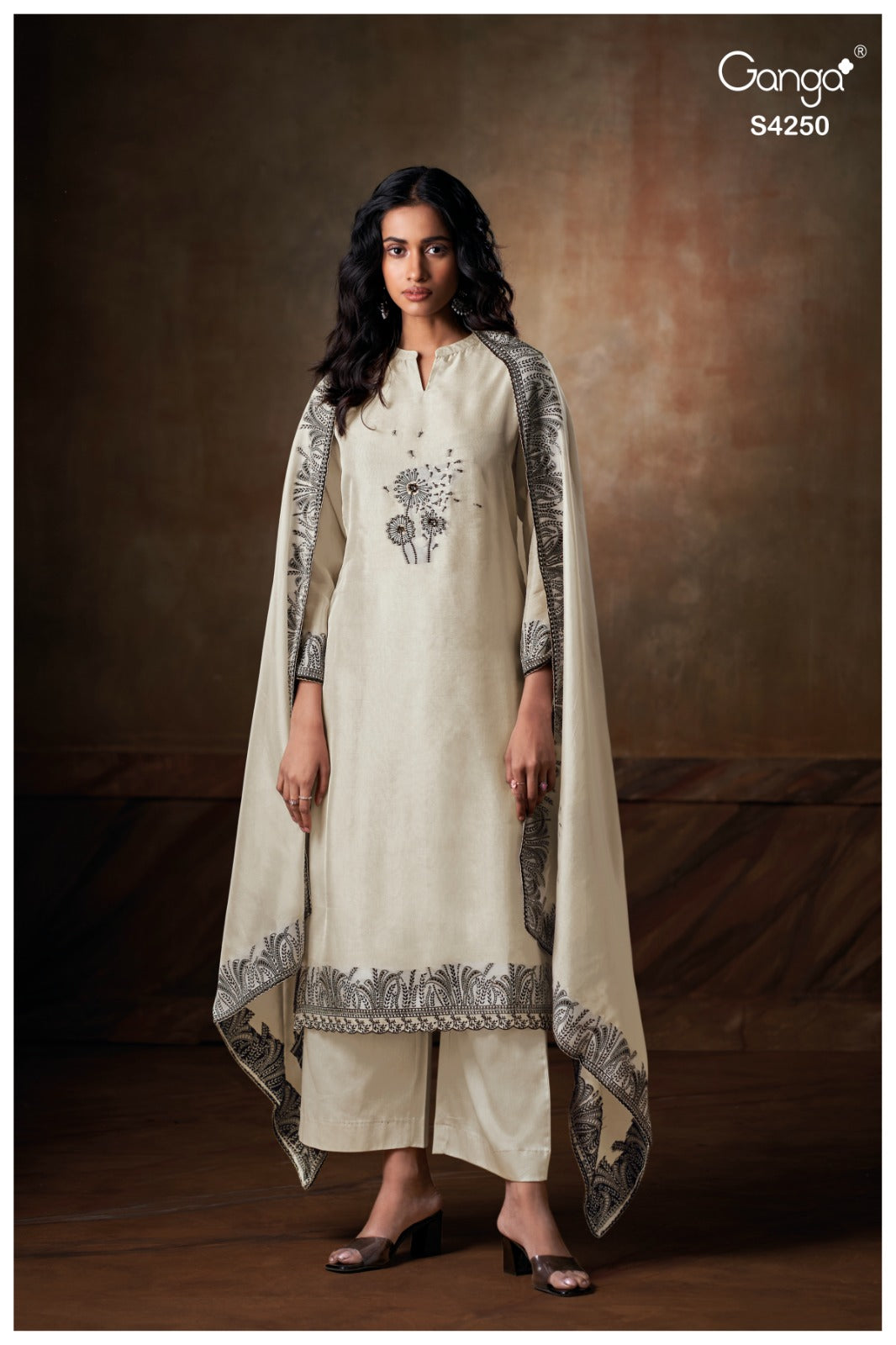 Mishka S4250 Ganga Pure Viscose Unstitched Suits