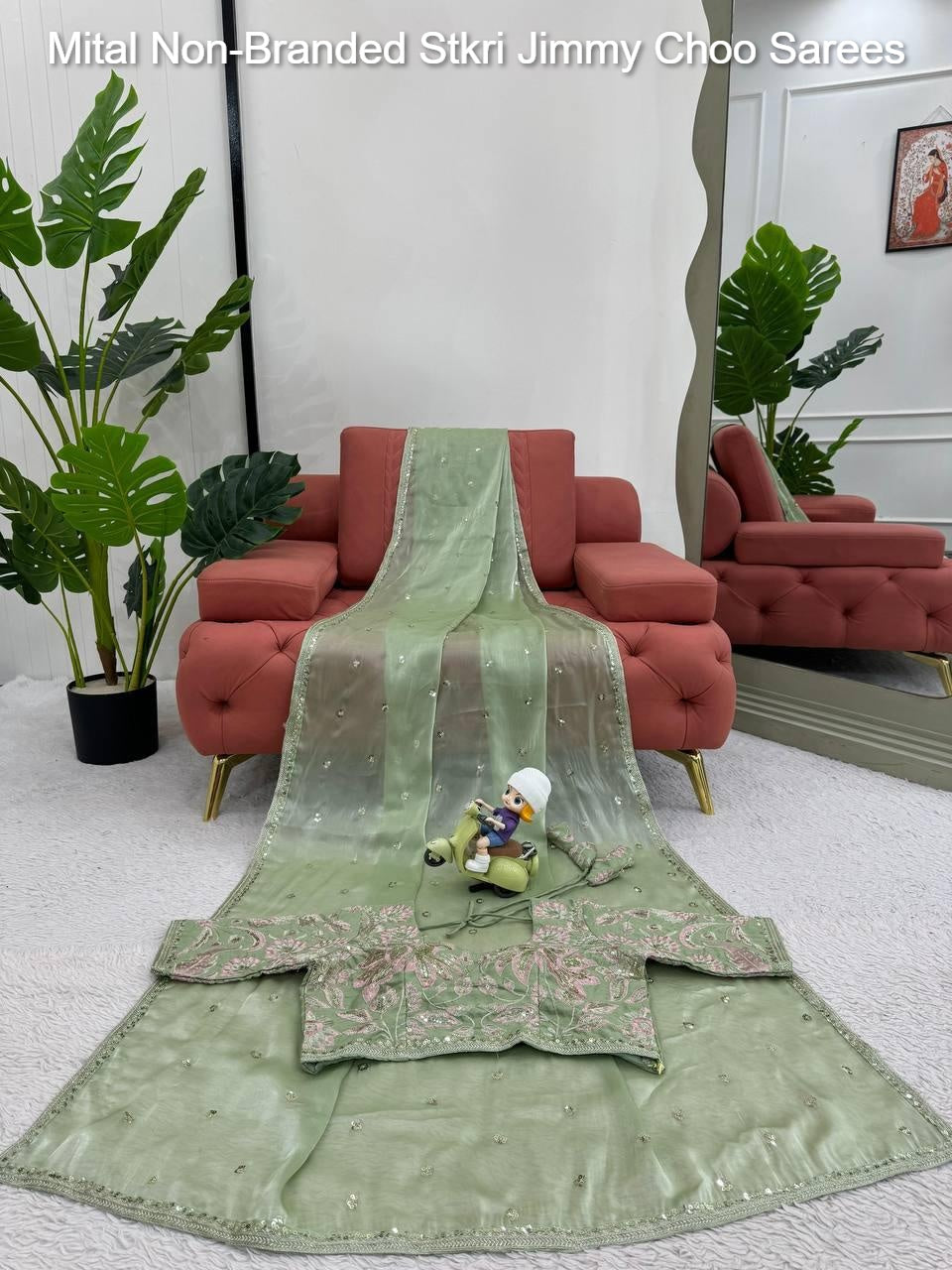 Mital Non-Branded Stkri Jimmy Choo Sarees