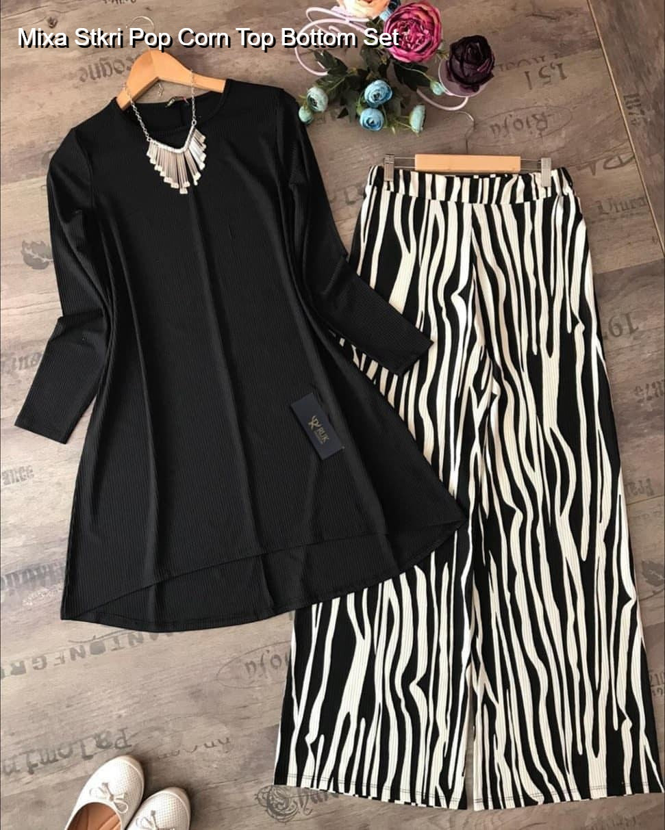 Mixa Stkri Pop Corn Top Bottom Set