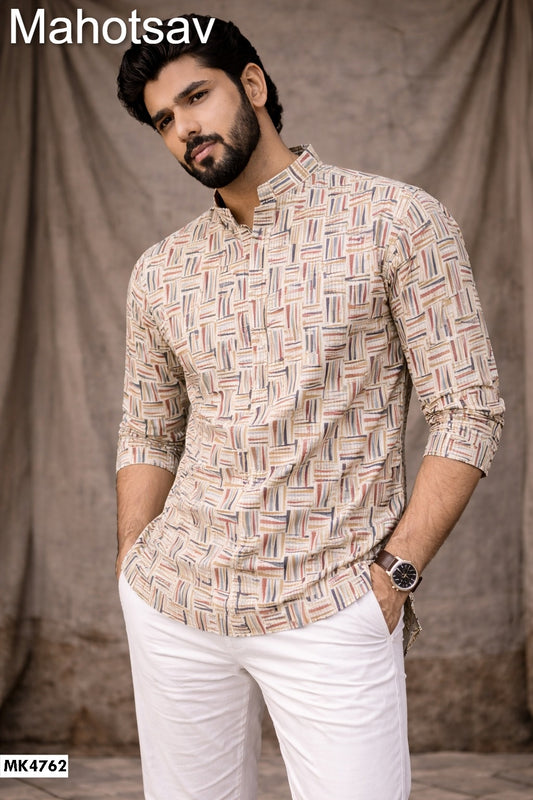 Mk4762 Vol 2 Mahotsav Viscose Mens Short Kurta