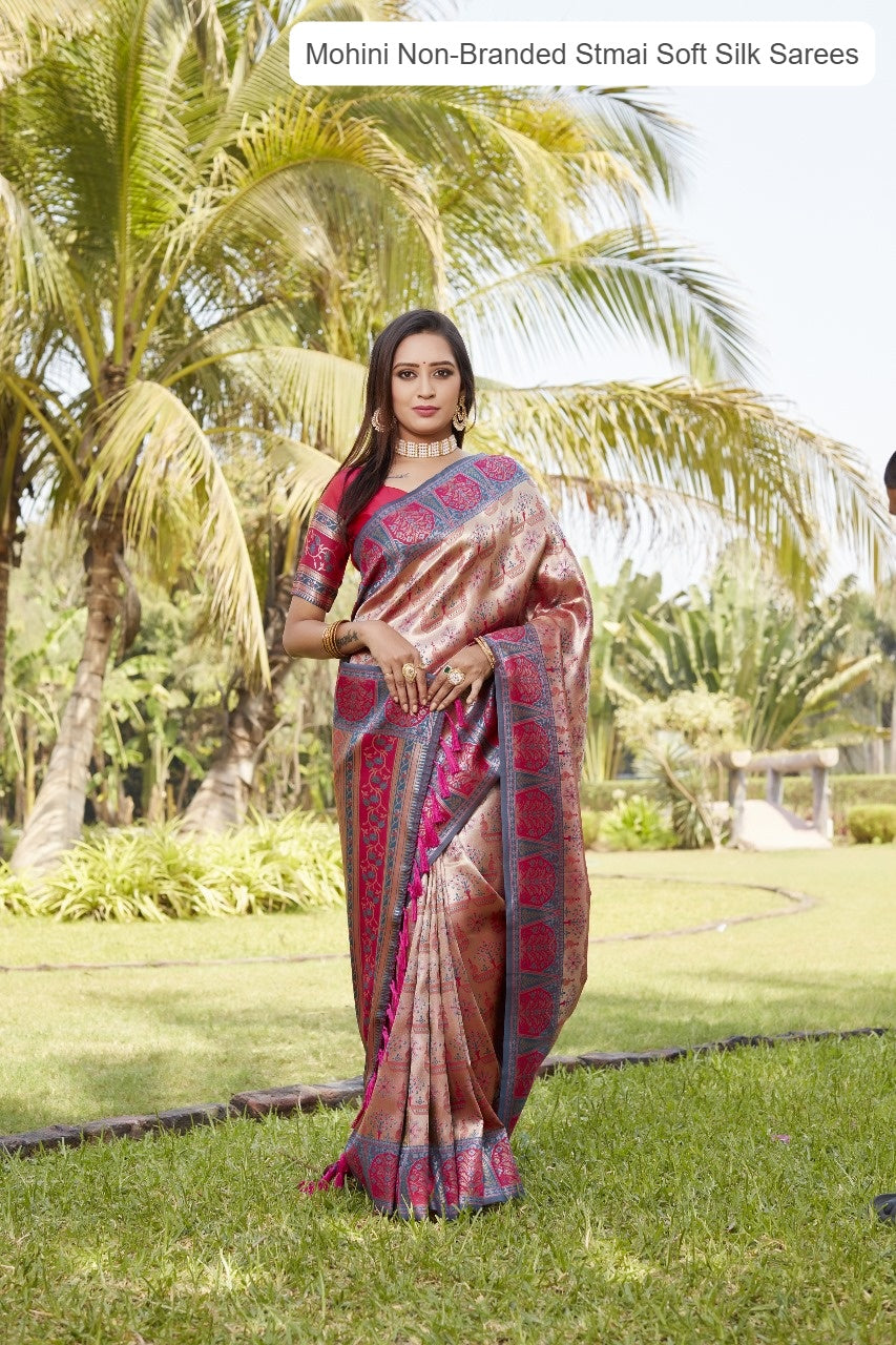 Mohini Non-Branded Stmai Soft Silk Sarees