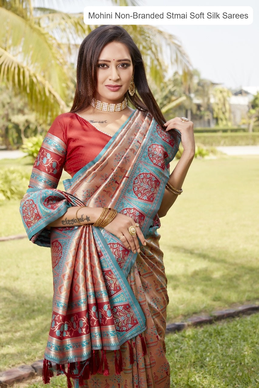 Mohini Non-Branded Stmai Soft Silk Sarees