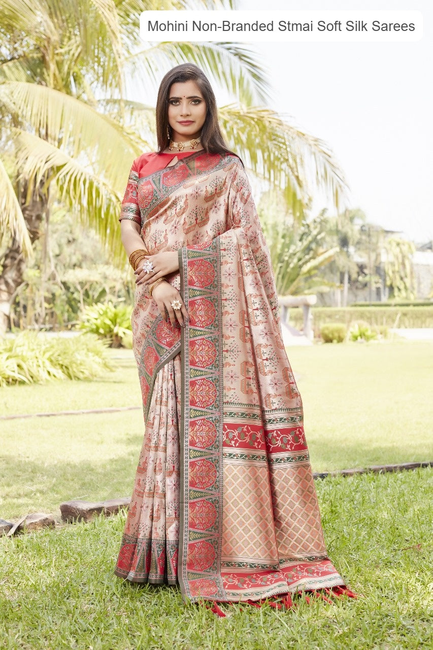 Mohini Non-Branded Stmai Soft Silk Sarees