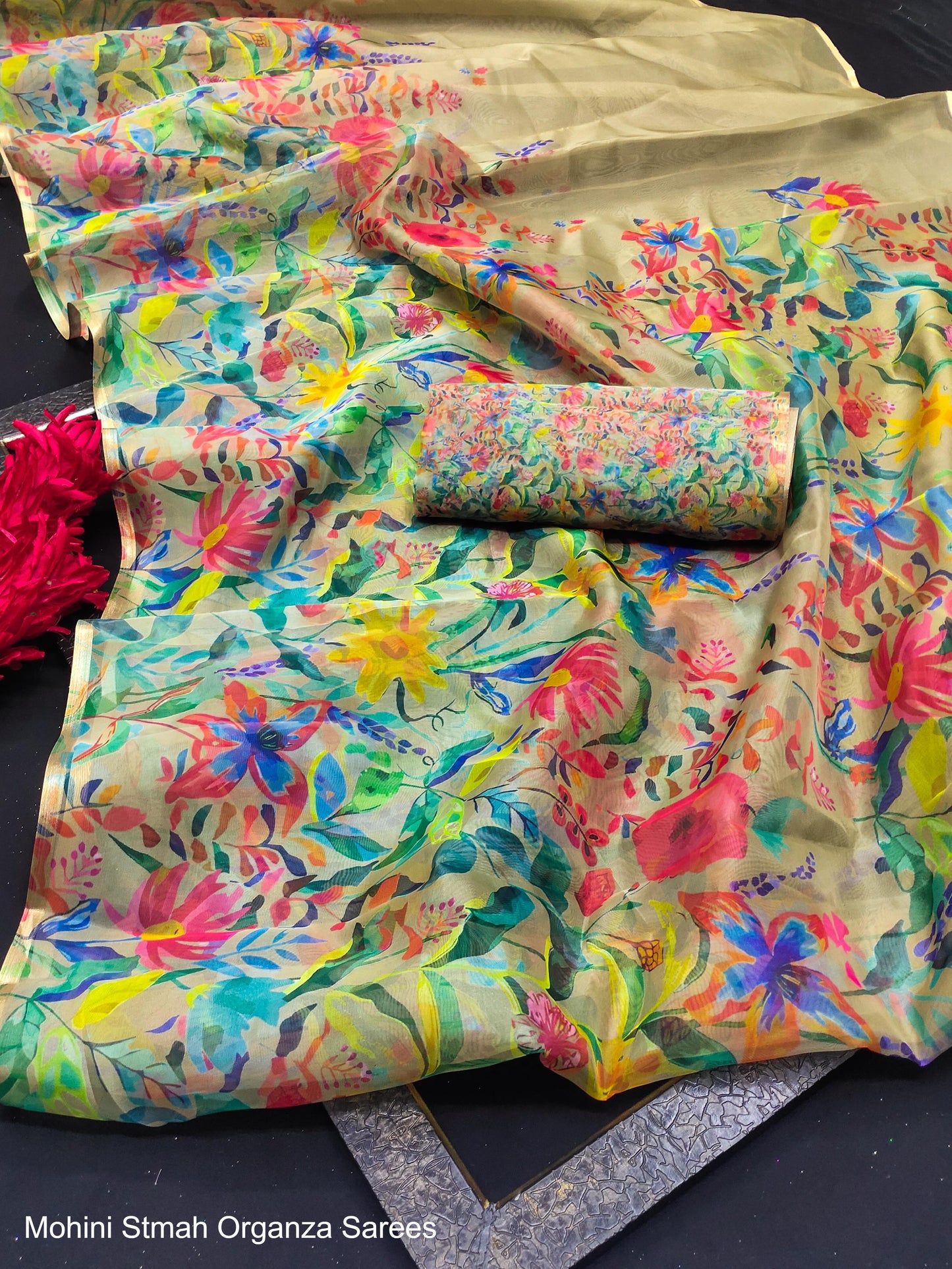 Mohini Stmah Organza Sarees