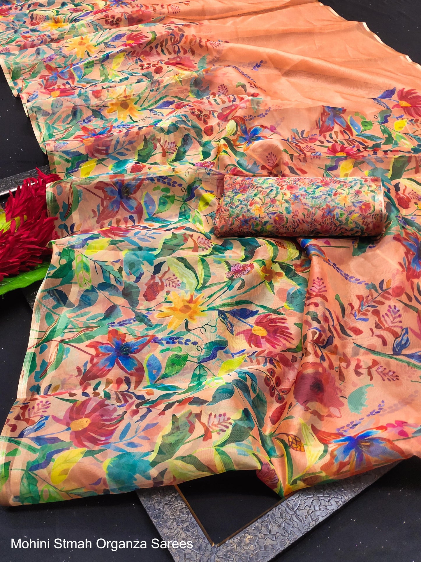 Mohini Stmah Organza Sarees