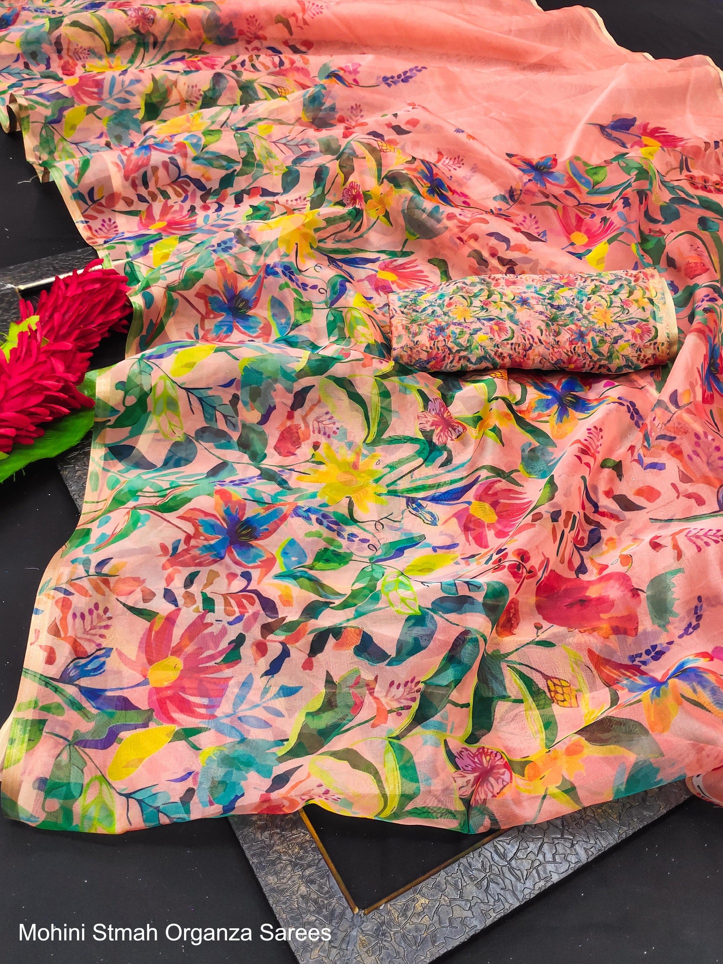 Mohini Stmah Organza Sarees