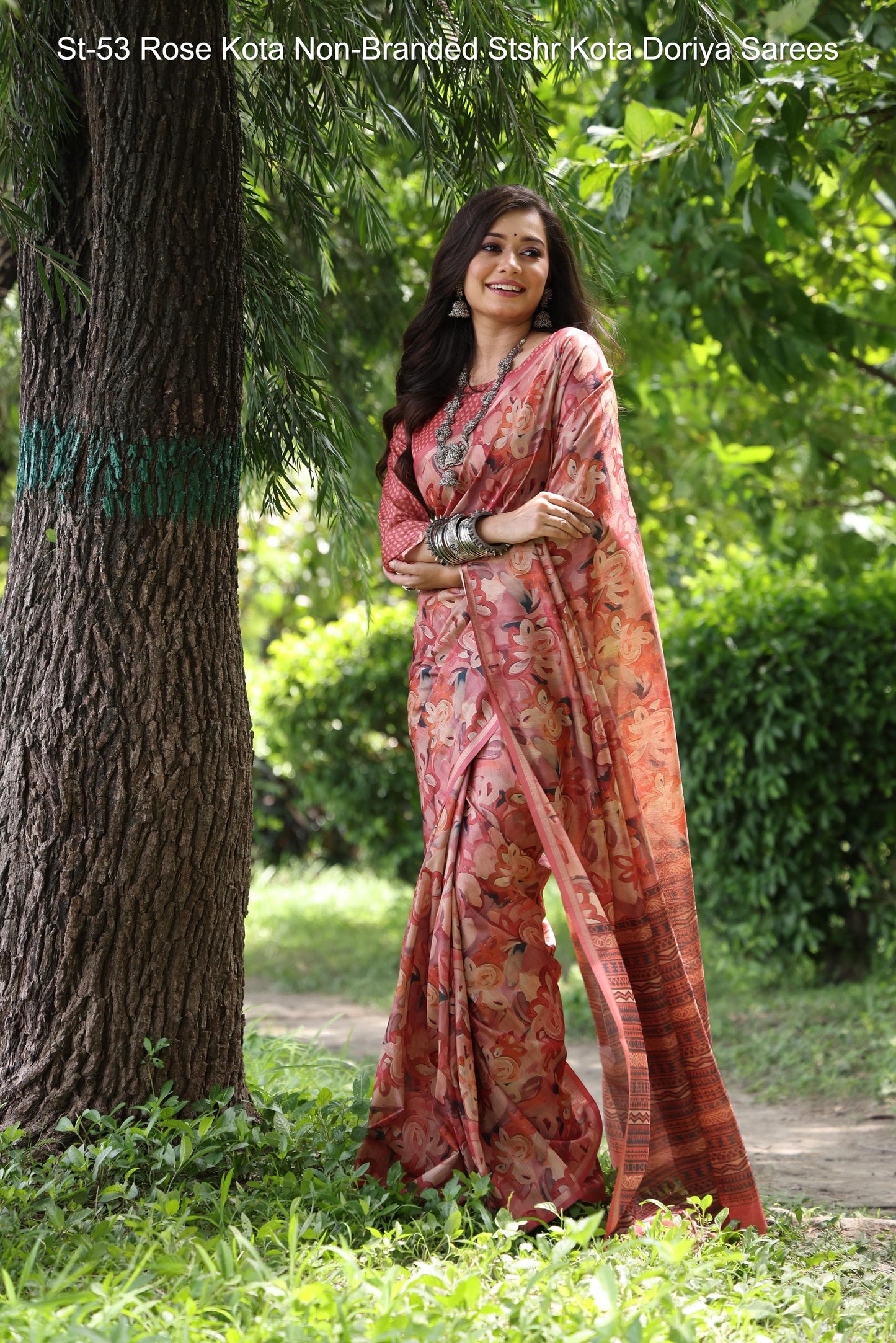 Monika Pan Non-Branded Stwea Tussar Silk Sarees