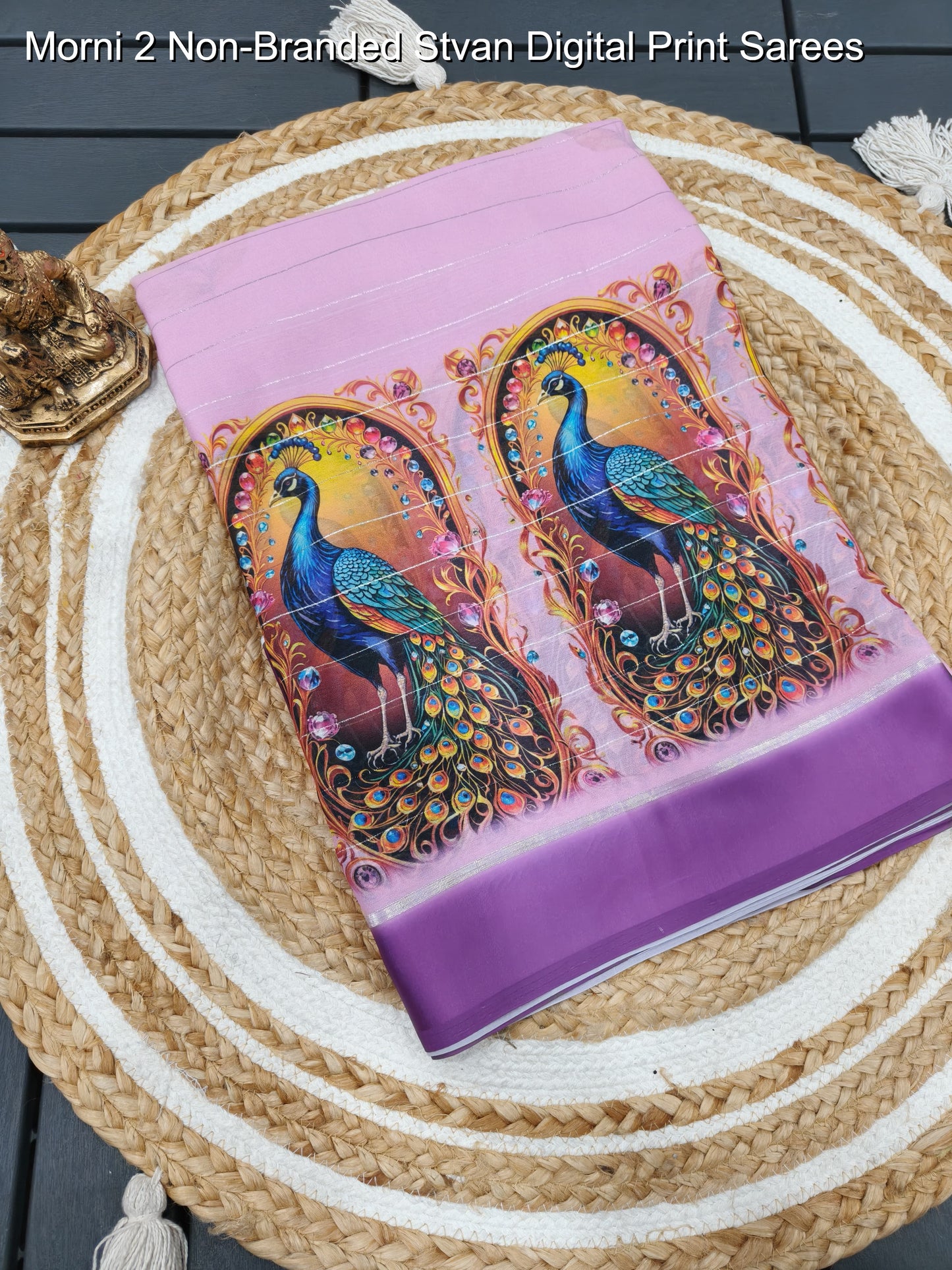 Morni 2 Non-Branded Stvan Digital Print Sarees