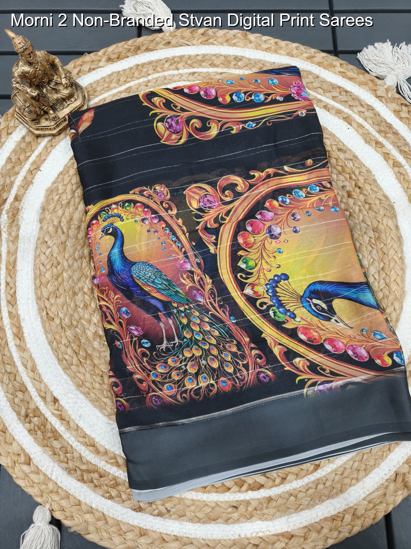 Morni 2 Non-Branded Stvan Digital Print Sarees