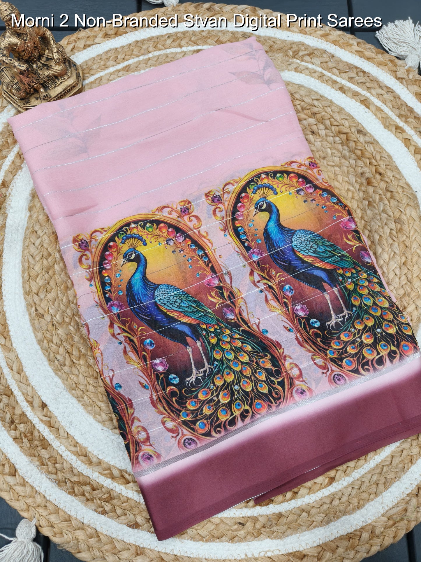 Morni 2 Non-Branded Stvan Digital Print Sarees