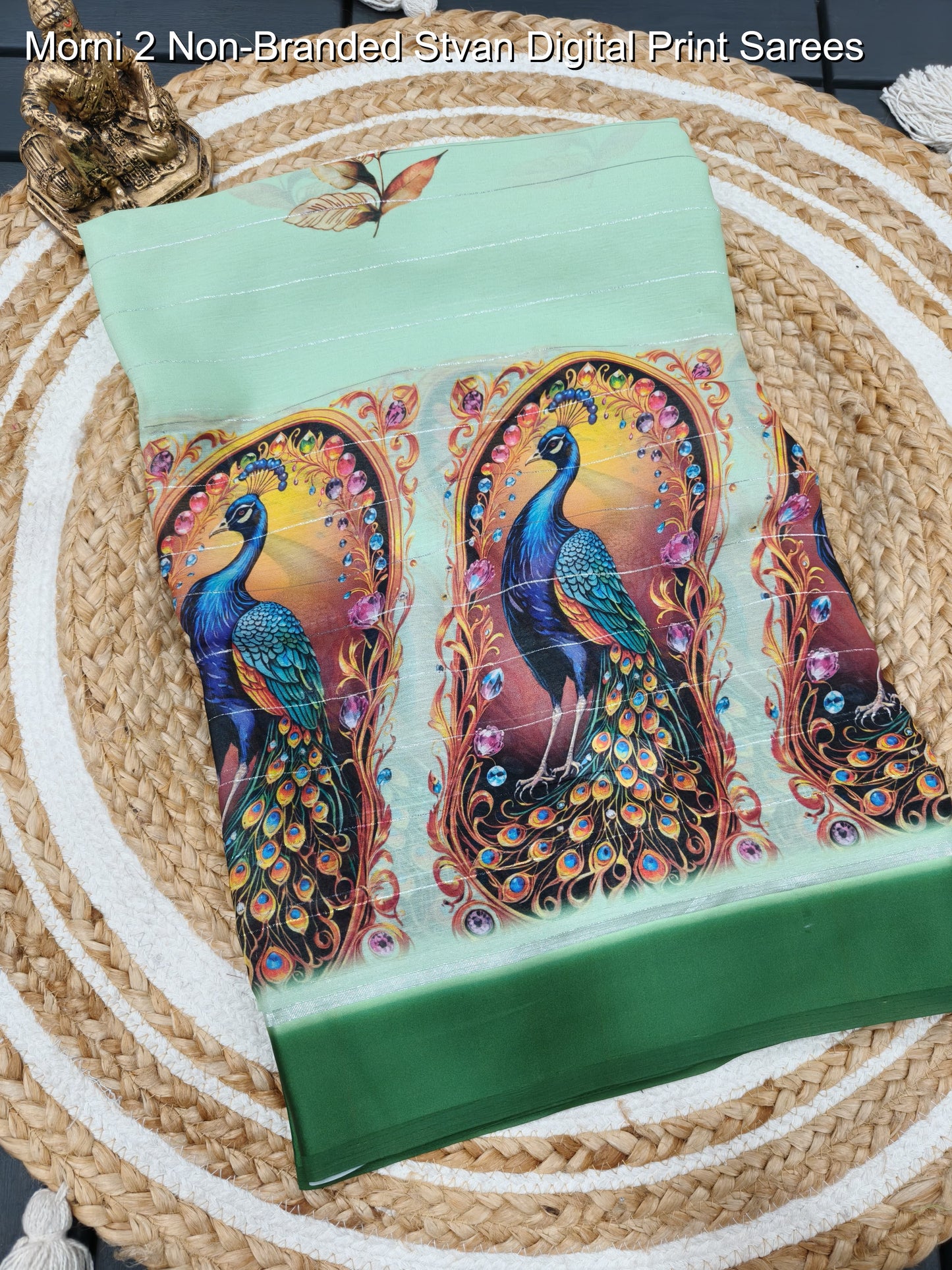 Morni 2 Non-Branded Stvan Digital Print Sarees