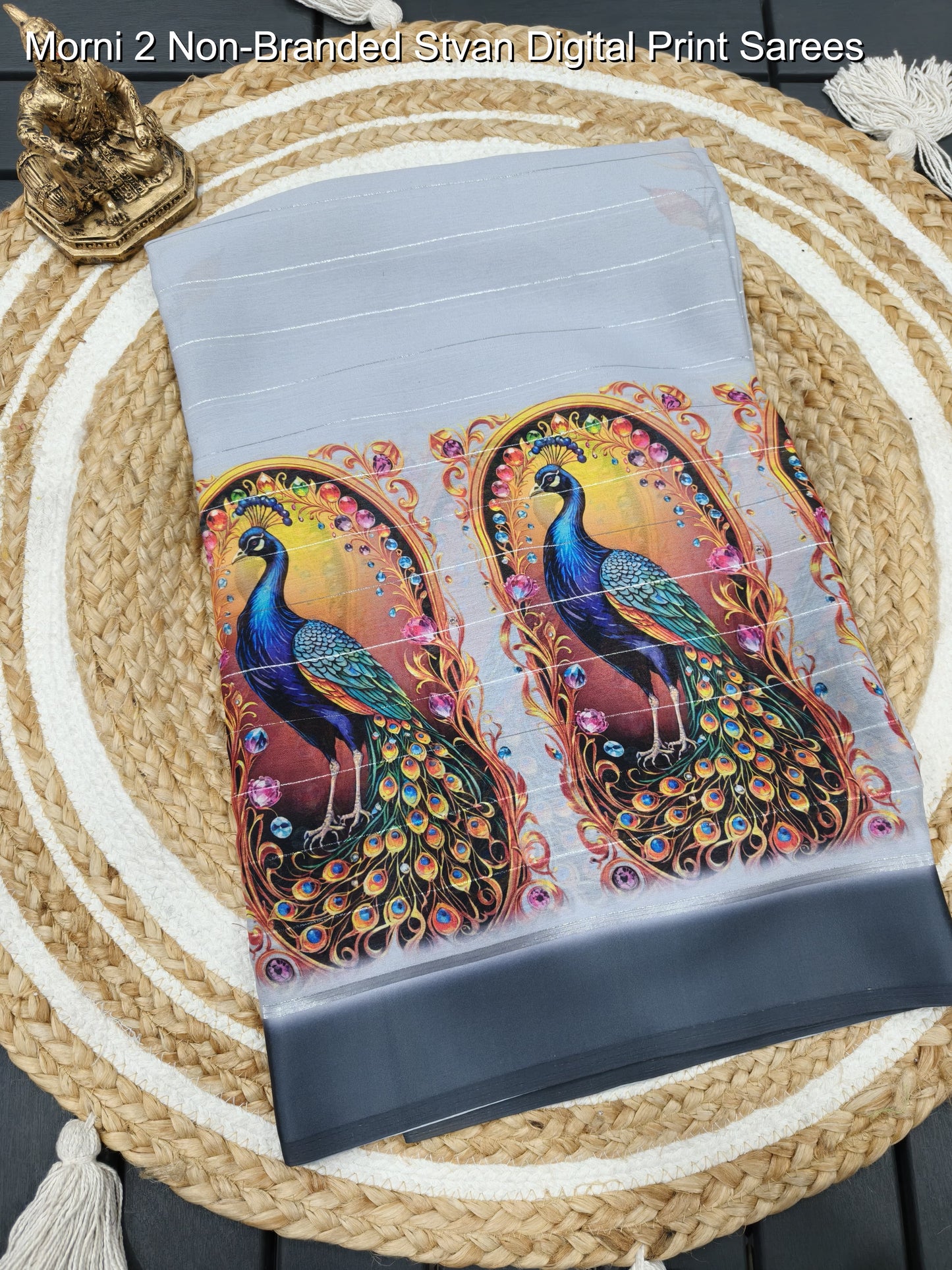 Morni 2 Non-Branded Stvan Digital Print Sarees