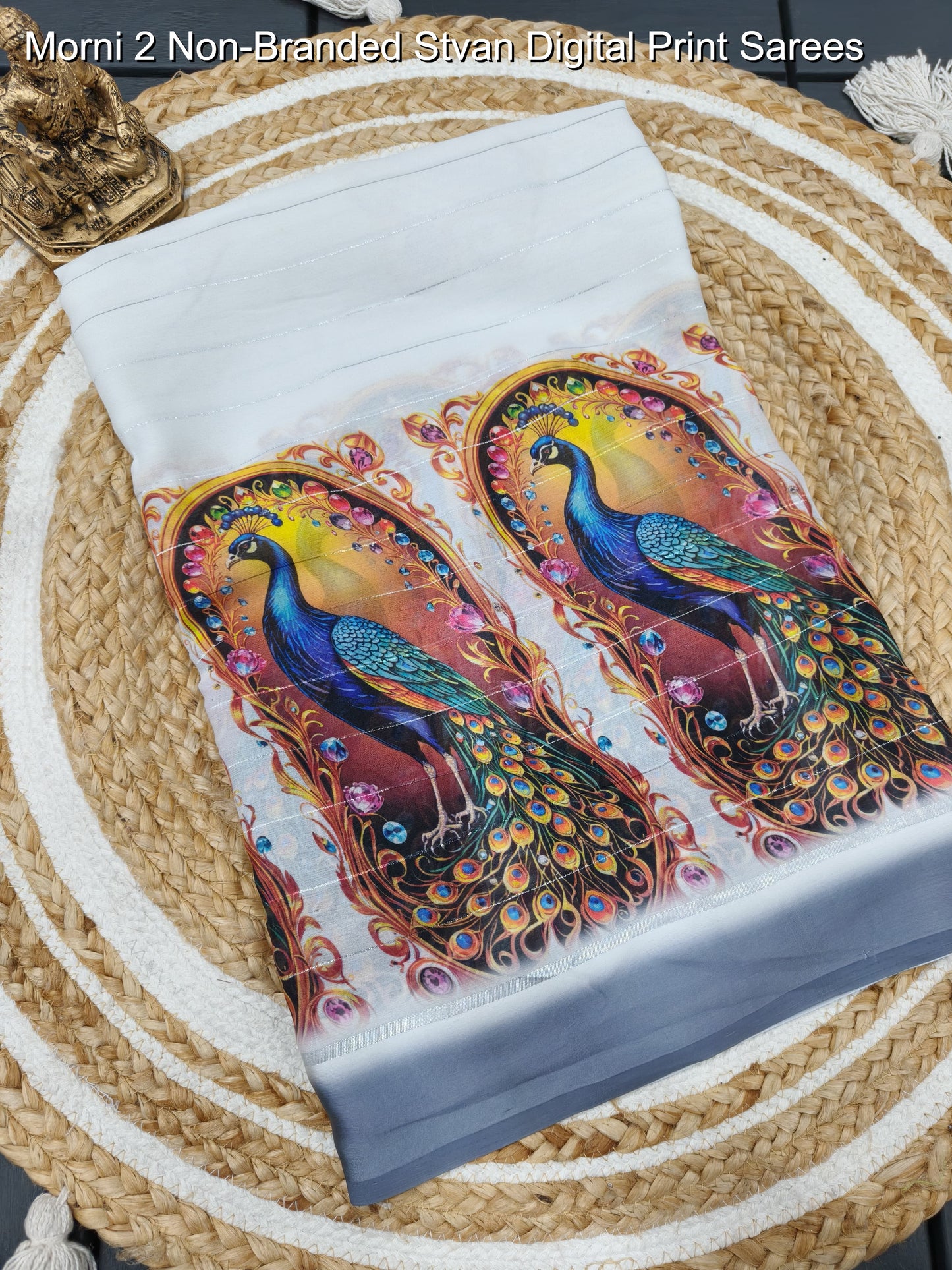 Morni 2 Non-Branded Stvan Digital Print Sarees