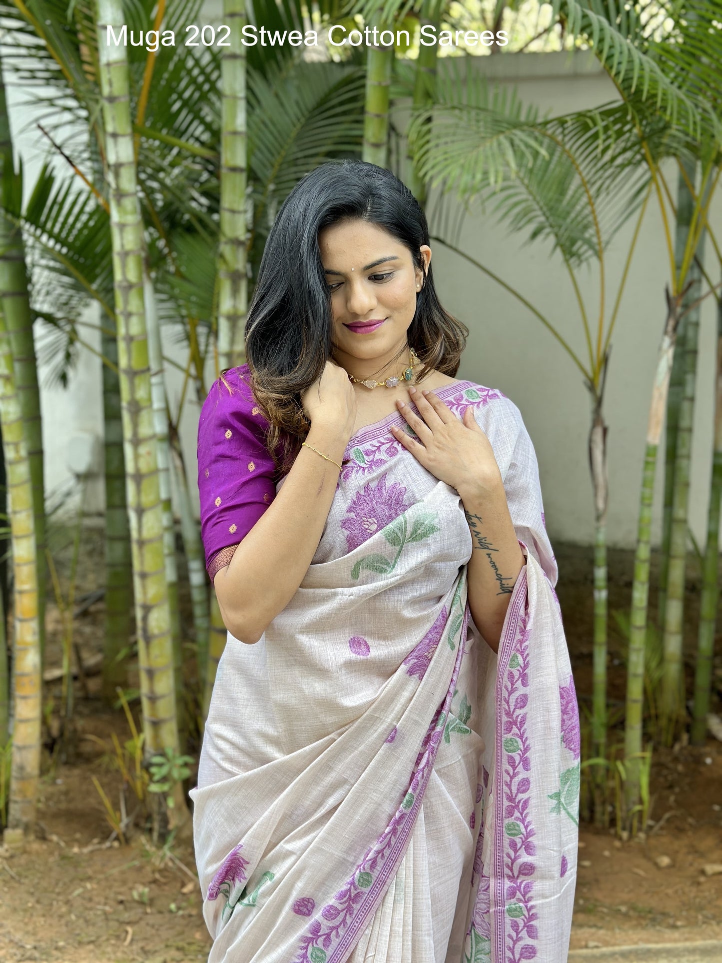 Muga 202 Stwea Cotton Sarees