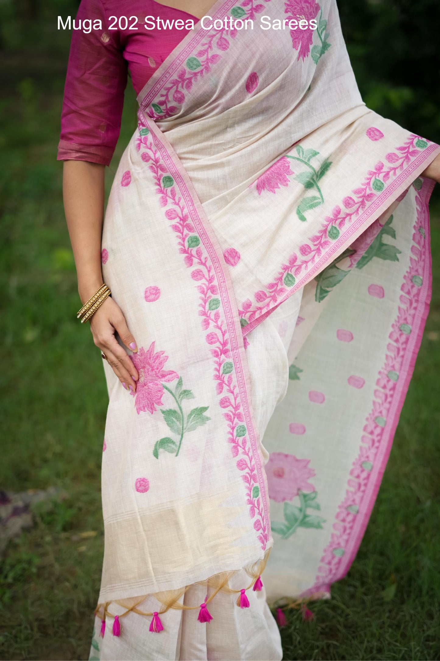 Muga 202 Stwea Cotton Sarees