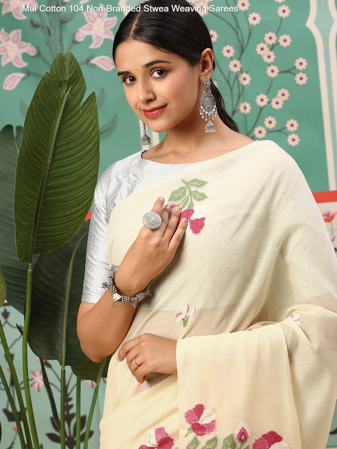 Mul Cotton 104 Non-Branded Stwea Weaving Sarees