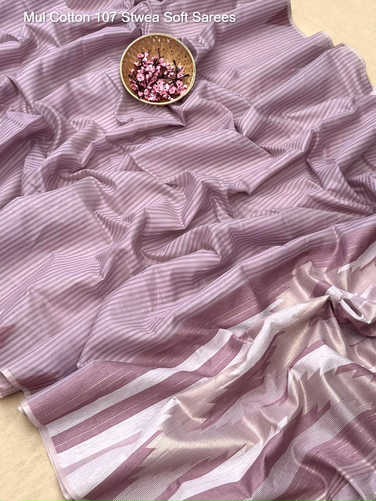 Mul Cotton 107 Stwea Soft Sarees