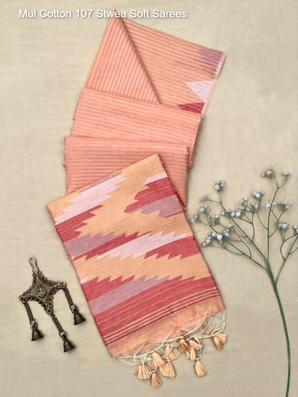 Mul Cotton 107 Stwea Soft Sarees