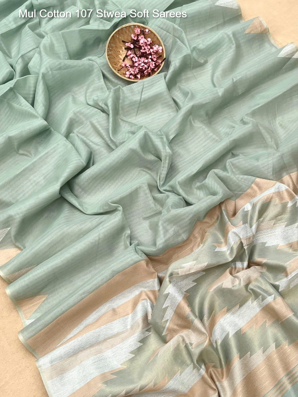 Mul Cotton 107 Stwea Soft Sarees