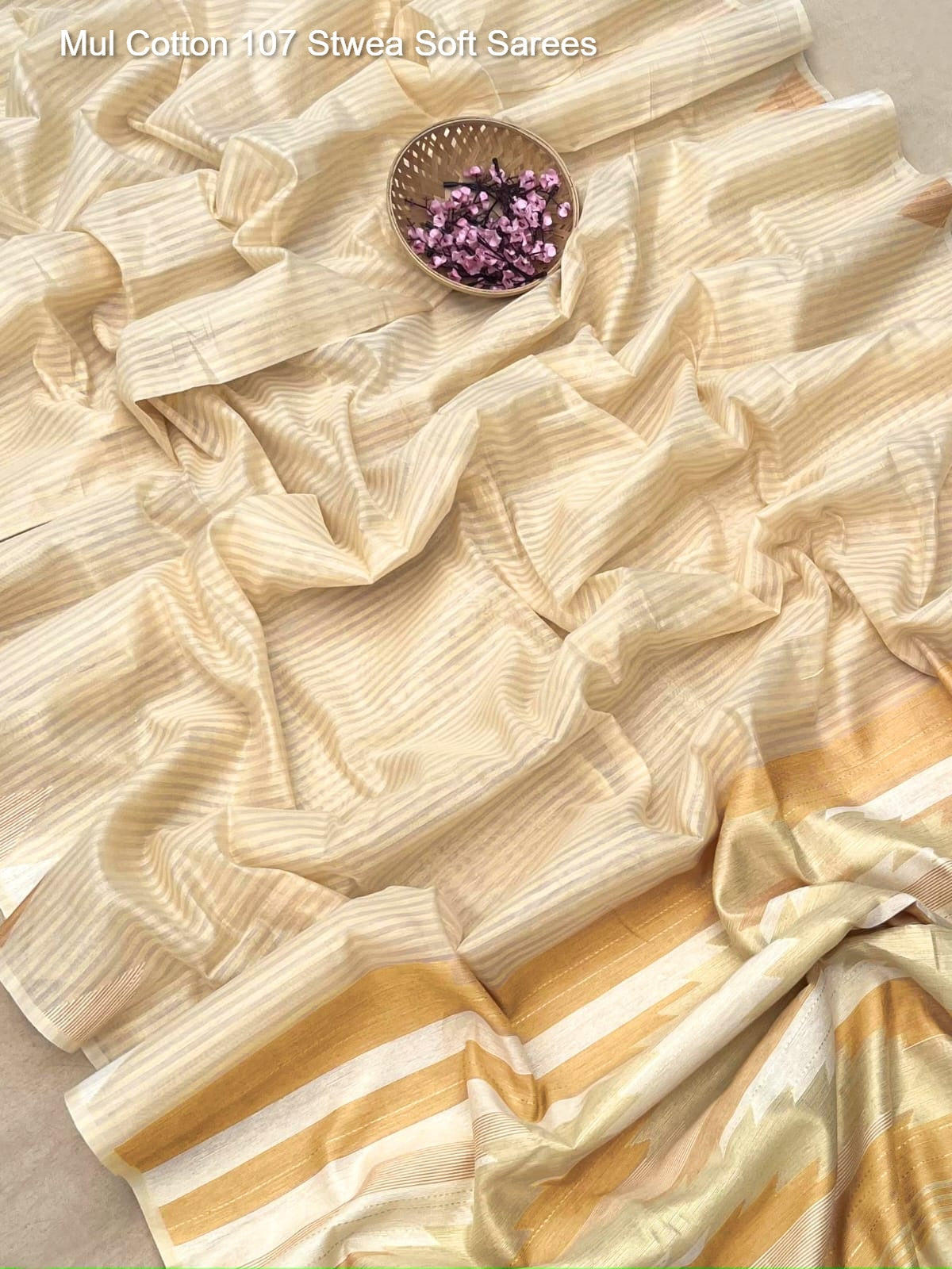 Mul Cotton 107 Stwea Soft Sarees