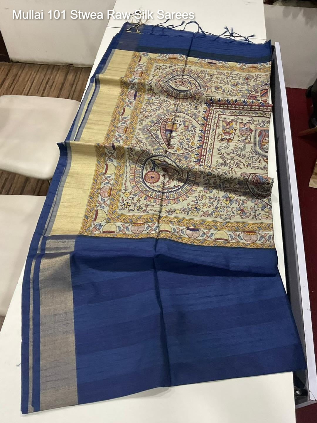 Mullai 101 Stwea Raw Silk Sarees