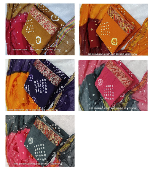 Mumtaz Non-Branded Stktt Cotton Unstitched Suits