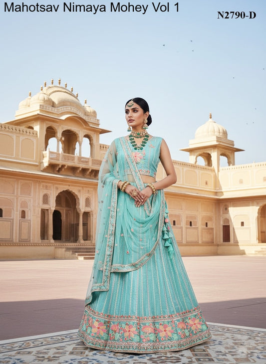 N2790-D Mahotsav Net Lehenga Choli
