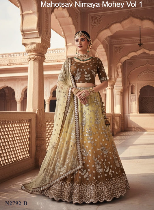 N2792-B Mahotsav Net Lehenga Choli