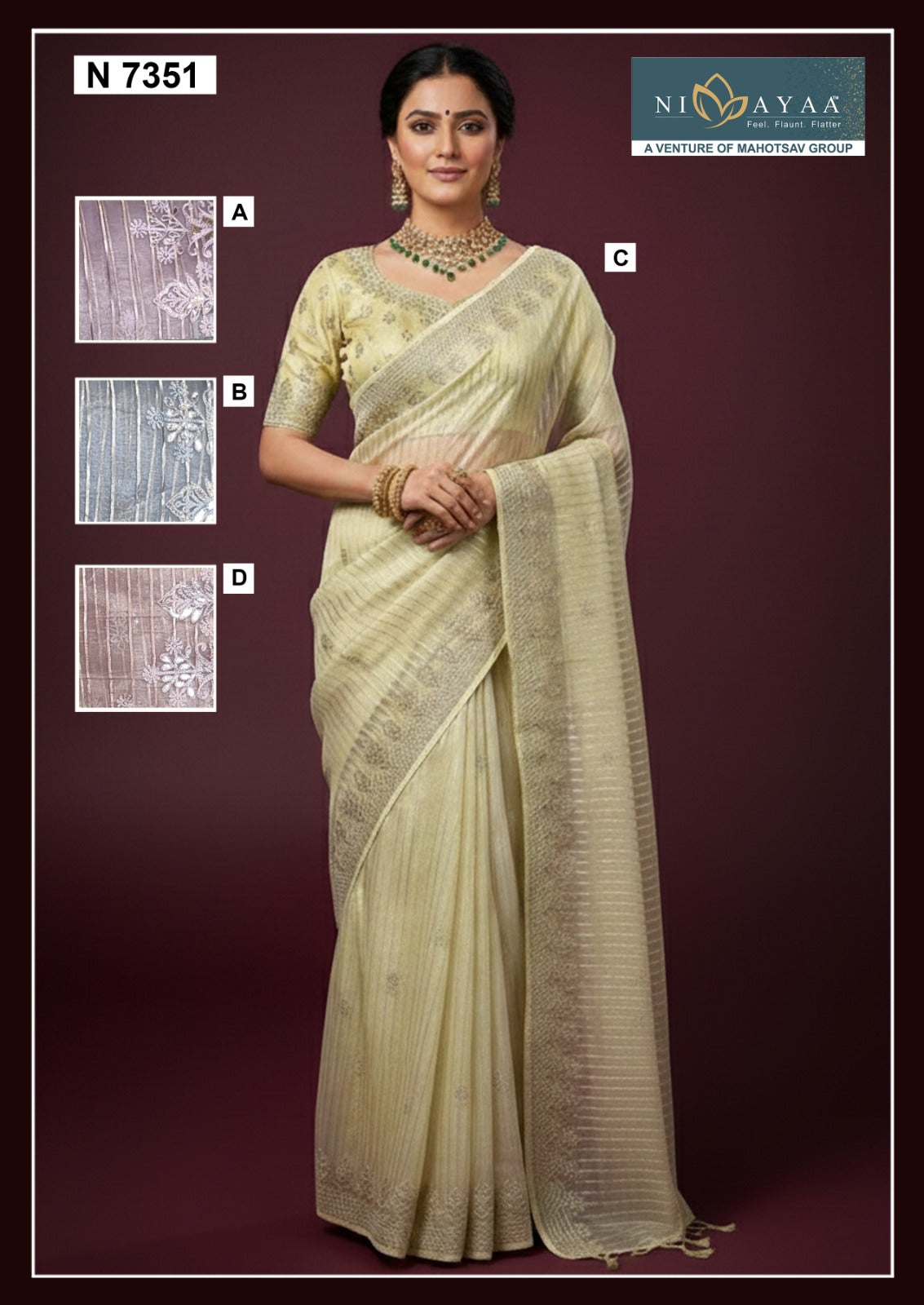N7351 Nimaya Naira Vol 01 Mahotsav Silk Sarees