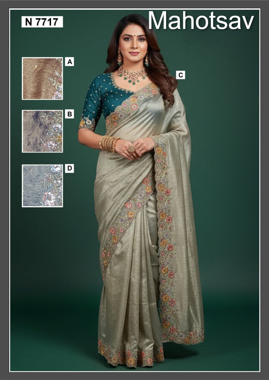 N7717 Rishita Vol 02 Mahotsav Silk Sarees
